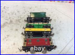 Lionel Prewar Metal Set 258 and 4 freight Car