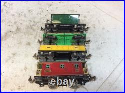 Lionel Prewar Metal Set 258 and 4 freight Car