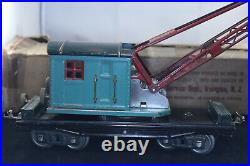 Lionel Prewar No. 219 Operating Crane Standard-Gauge with Original Box