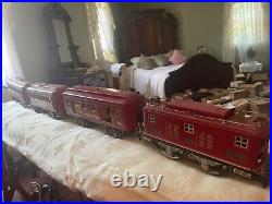 Lionel Prewar No. 8e Std. Gauge Locomotive & 332, 337, 338