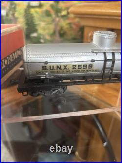 Lionel Prewar OO Gauge 0015 Tank Car! Full Scale 3 Rail WithDog Box