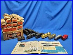 Lionel Prewar OO Gauge 0080W Steam Locomotive Freight Set With Boxes 001 Loco