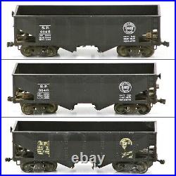 Lionel Prewar OO-Gauge No. 0046 Southern Pacific Hoppers 3-Cars TWO-RAIL 1939-42