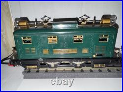 Lionel Prewar O Ga. 251e Electric Box Loco & 605, 606 Lighted Passenger Car Set