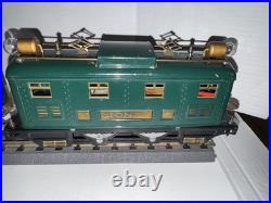 Lionel Prewar O Ga. 251e Electric Box Loco & 605, 606 Lighted Passenger Car Set