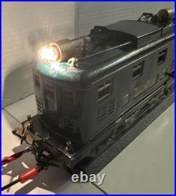 Lionel Prewar O Ga. 251e Electric Box Loco & 605, 606 Lighted Passenger Car Set