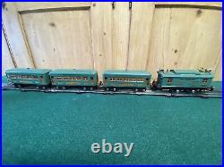 Lionel Prewar O Ga. Set #296 Electric Locomotive #253 & 2-607, 608 Pass. Cars