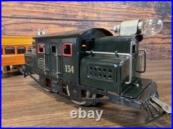 Lionel Prewar O Gauge 154 NYC Loco 603 Pullman 604 Observation Passenger Set
