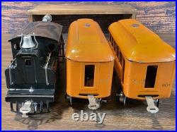 Lionel Prewar O Gauge 154 NYC Loco 603 Pullman 604 Observation Passenger Set