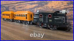 Lionel Prewar O Gauge 154 NYC Loco 603 Pullman 604 Observation Passenger Set