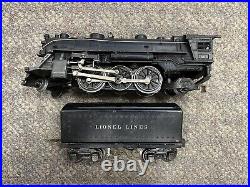 + Lionel Prewar O Gauge 1666 2-6-2 Steam Locomotive with 2689W Whistle Tender SS