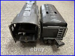 + Lionel Prewar O Gauge 238E Pennsylvania Steam Torpedo Locomotive 2225W Tender