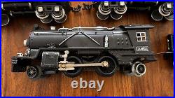 Lionel Prewar O Gauge 249E Locomotive Tender 607 Passenger 608 Observation Cars