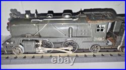 Lionel Prewar O Gauge #249e 2-4-2 Gun Metal Loco & 265w Whistle Tender