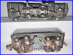Lionel Prewar O Gauge #249e 2-4-2 Gun Metal Loco & 265w Whistle Tender