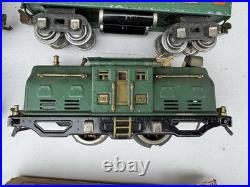 Lionel Prewar O Gauge 252 Electric Loco & 2-607, 608 Lighted Passenger Car Set