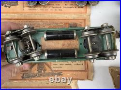 Lionel Prewar O Gauge 252 Electric Loco & 2-607, 608 Lighted Passenger Car Set