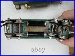 Lionel Prewar O Gauge 252 Electric Loco & 2-607, 608 Lighted Passenger Car Set