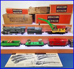 Lionel Prewar O Gauge 277W Set 263E Steam Locomotive Freight 277 W & Boxes