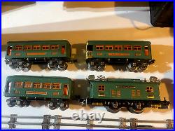 Lionel Prewar O Gauge #296 Set with #253 Electric Locomotive & #607/#607/#608