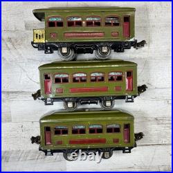Lionel Prewar O Gauge 529 Pullman 530 Observation Passenger Cars Lot 3