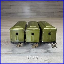 Lionel Prewar O Gauge 529 Pullman 530 Observation Passenger Cars Lot 3