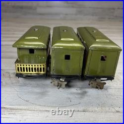 Lionel Prewar O Gauge 529 Pullman 530 Observation Passenger Cars Lot 3