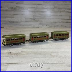 Lionel Prewar O Gauge 529 Pullman 530 Observation Passenger Cars Lot 3