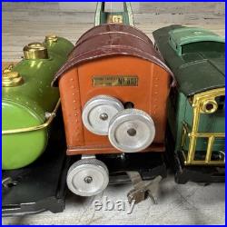 Lionel Prewar O Gauge Freight Car Lot 806 815 817 Crane Flatcar Tinplate