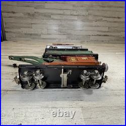 Lionel Prewar O Gauge Freight Car Lot 806 815 817 Crane Flatcar Tinplate