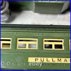 Lionel Prewar O Gauge Lighted 2640 2641 Passenger Cars Wired Lot 3 Pullman