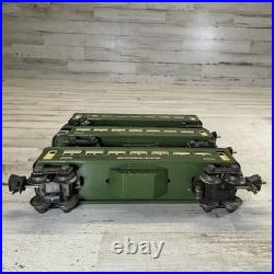 Lionel Prewar O Gauge Lighted 2640 2641 Passenger Cars Wired Lot 3 Pullman