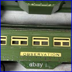 Lionel Prewar O Gauge Lighted 2640 2641 Passenger Cars Wired Lot 3 Pullman