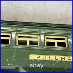 Lionel Prewar O Gauge Lighted 2640 2641 Passenger Cars Wired Lot 3 Pullman