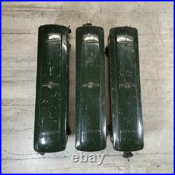 Lionel Prewar O Gauge Lighted 2640 2641 Passenger Cars Wired Lot 3 Pullman