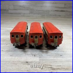 Lionel Prewar O Gauge Litho Tin Passenger Car Lot 1690 1691 Lionel Lines