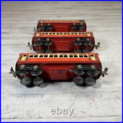 Lionel Prewar O Gauge Litho Tin Passenger Car Lot 1690 1691 Lionel Lines
