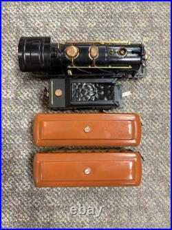 + Lionel Prewar O Gauge Outfit 136 262 Locomotive 262T Tender 2 Orange Car Set