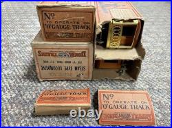 + Lionel Prewar O Gauge Outfit 136 262 Locomotive 262T Tender 2 Orange Car Set