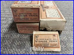 + Lionel Prewar O Gauge Outfit 296 Peacock 252 Locomotive 3 Car Passenger with Box