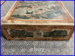 + Lionel Prewar O Gauge Outfit 296 Peacock 252 Locomotive 3 Car Passenger with Box