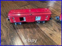 Lionel Prewar O Gauge Passenger, Baggage, and Observation Cars 600 601 602