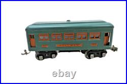 Lionel Prewar O Gauge Set 253 Electric Locomotive & 607-2, 608 Passenger Cars