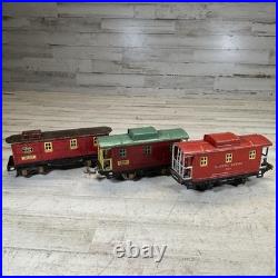 Lionel Prewar O Gauge Tin Freight Car Lot 1680 Tank 1682 Caboose 807 x2 5 Pc