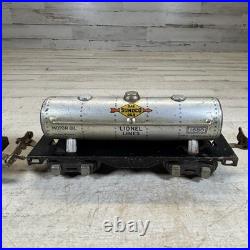 Lionel Prewar O Gauge Tin Freight Car Lot 1680 Tank 1682 Caboose 807 x2 5 Pc