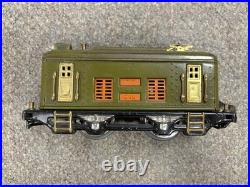 + Lionel Prewar O Gauge Tinplate 248 Olive Green Electric Engine SS