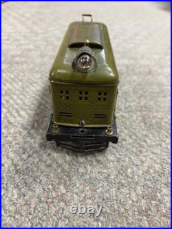 + Lionel Prewar O Gauge Tinplate 248 Olive Green Electric Engine SS