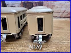 Lionel Prewar O Gauge Tinplate Passenger Cars (Three Cars)