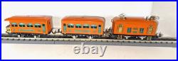Lionel Prewar O Gauge Train Set 248 Electric Locomotive 629 & 630 Pass. Cars