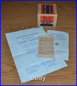Lionel Prewar O No. 267 Outfit 616 Flying Yankee 3 Car Passenger Set Boxes VIDEO